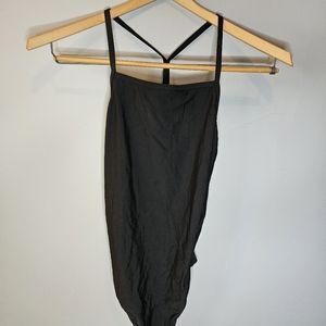 Womens New Speedo Endurance One Piece swimsuit size 14/40 Black